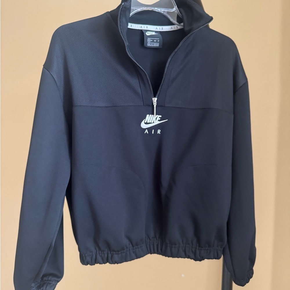 Nike Black Jacket with White Logo